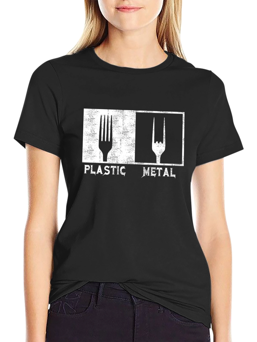 Plastic Metal Graphic T-Shirt - Music Lover Tee