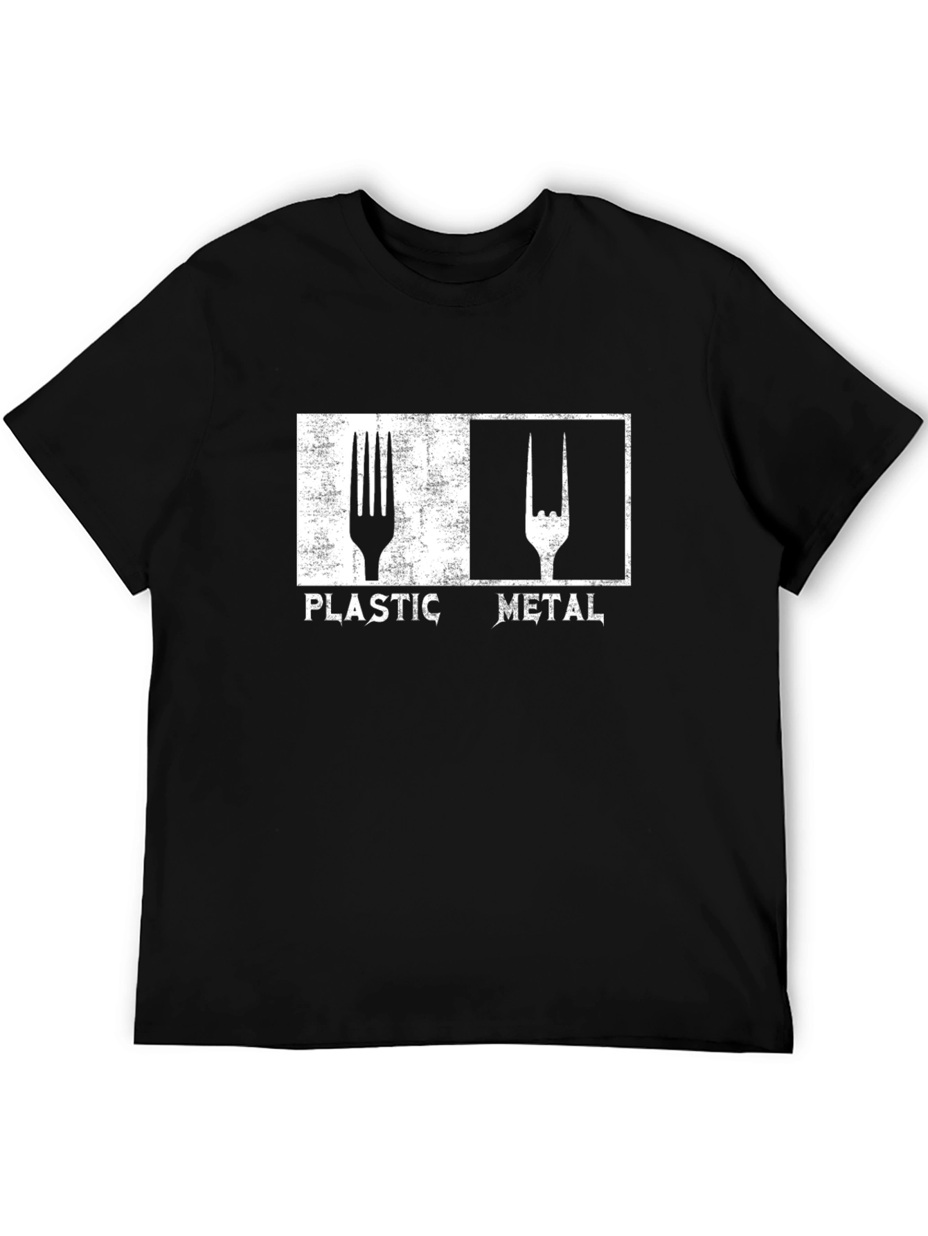 Plastic Metal Graphic T-Shirt - Music Lover Tee