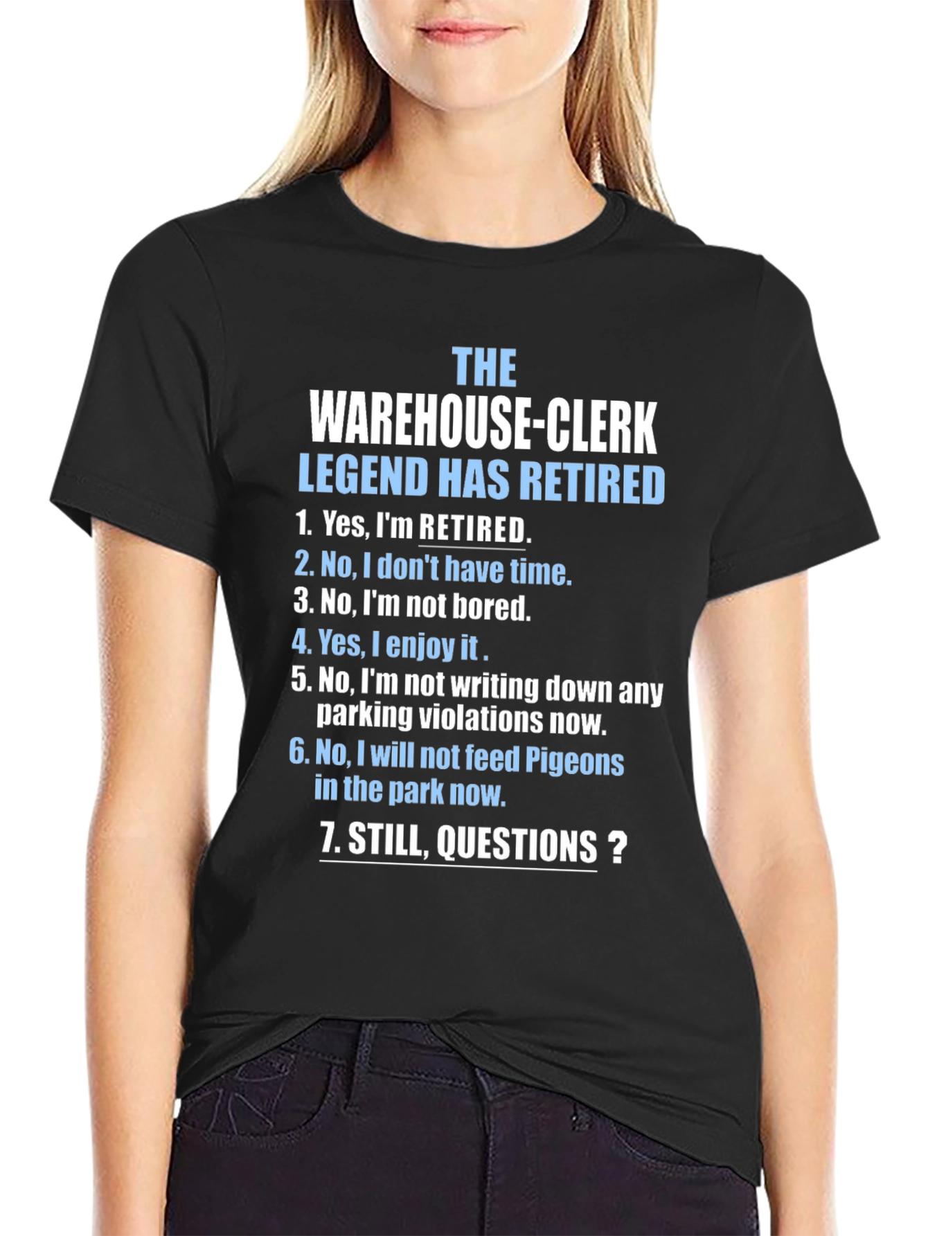 Retired Warehouse-Clerk T-Shirt - Legend Has Retired