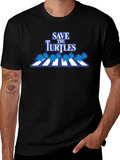 Save the Turtles T-Shirt - Abbey Road Style