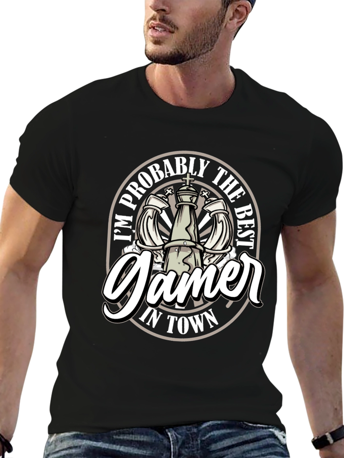 Im Probably the Best Gamer In Town T-Shirt