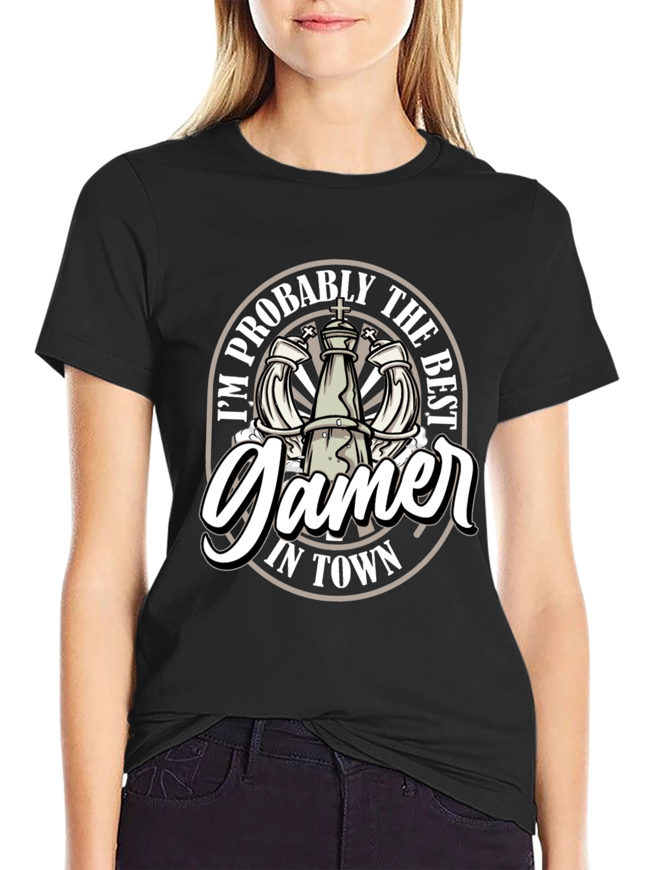 Im Probably the Best Gamer In Town T-Shirt