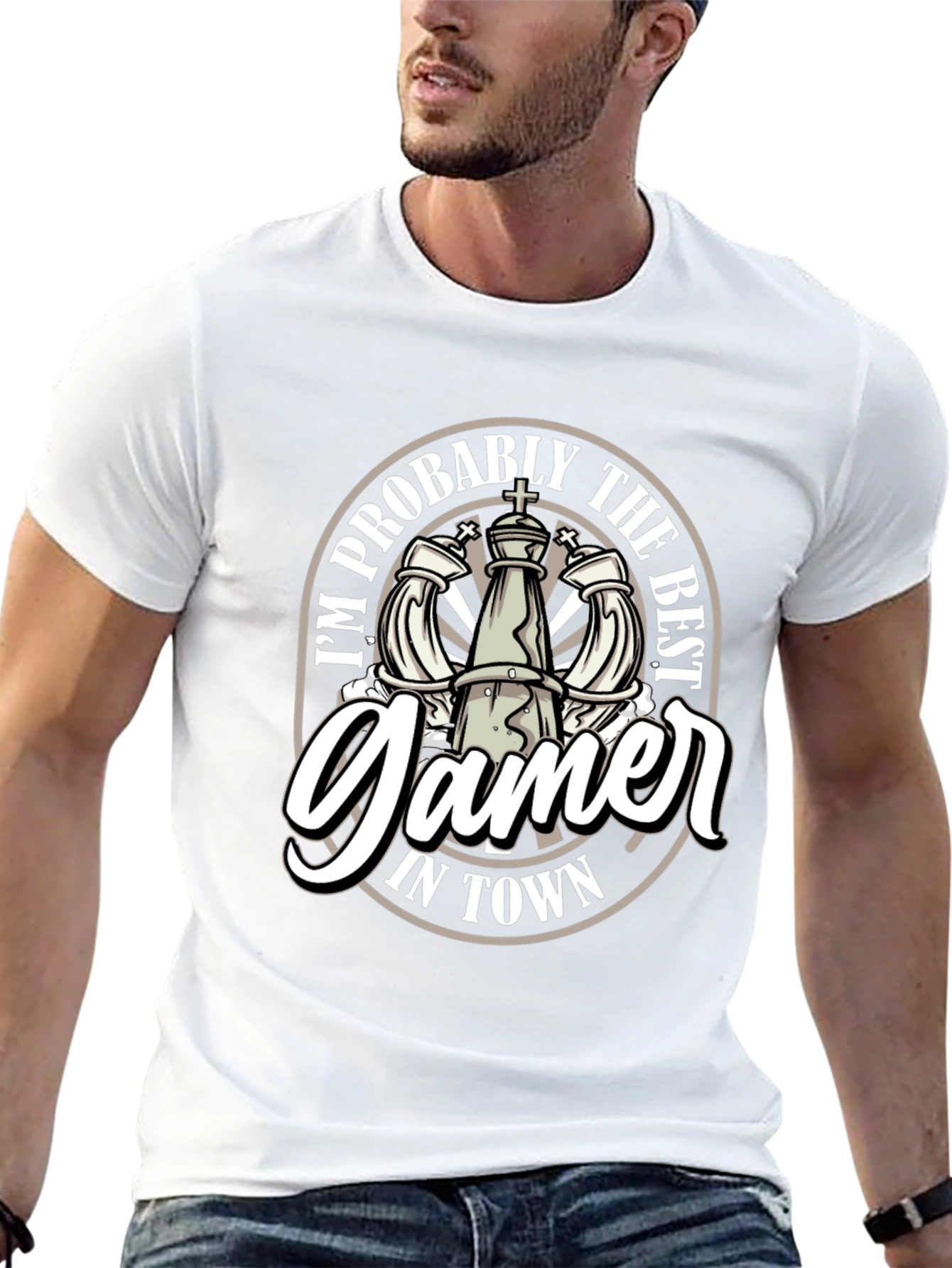 Im Probably the Best Gamer In Town T-Shirt