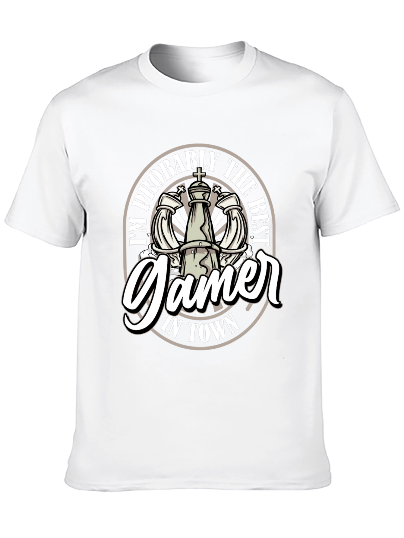 Im Probably the Best Gamer In Town T-Shirt