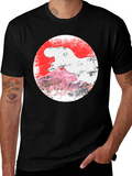 Dino Graphic Tee - T-Rex Grunge Design