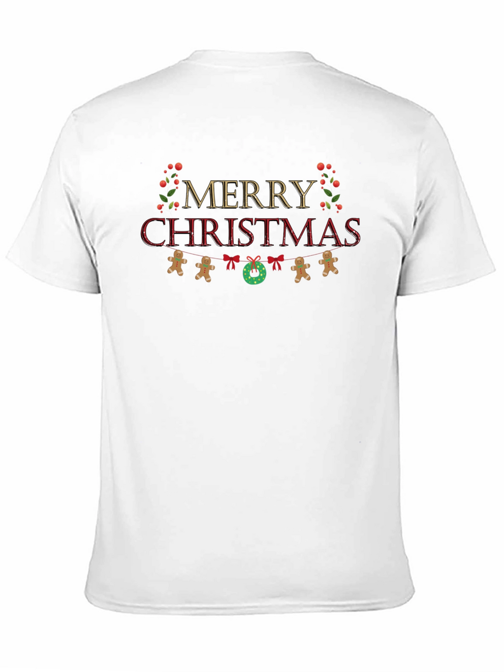 Festive Merry Christmas Graphic T-Shirt