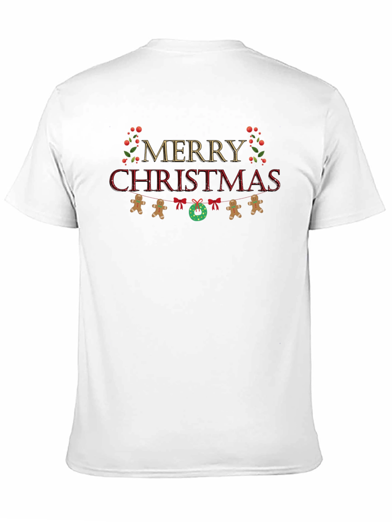 Festive Merry Christmas Graphic T-Shirt