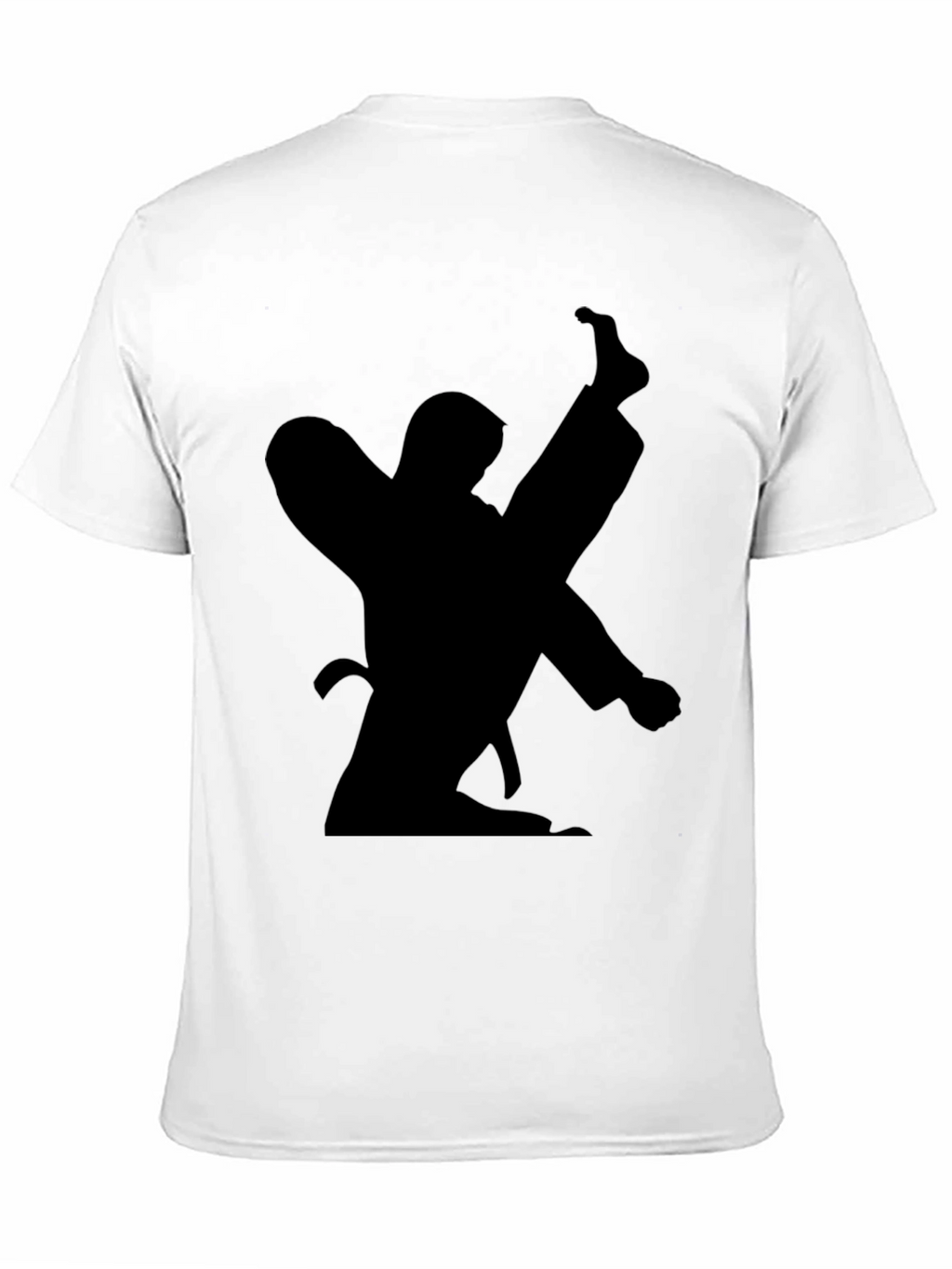 Karate Silhouette Black T-Shirt