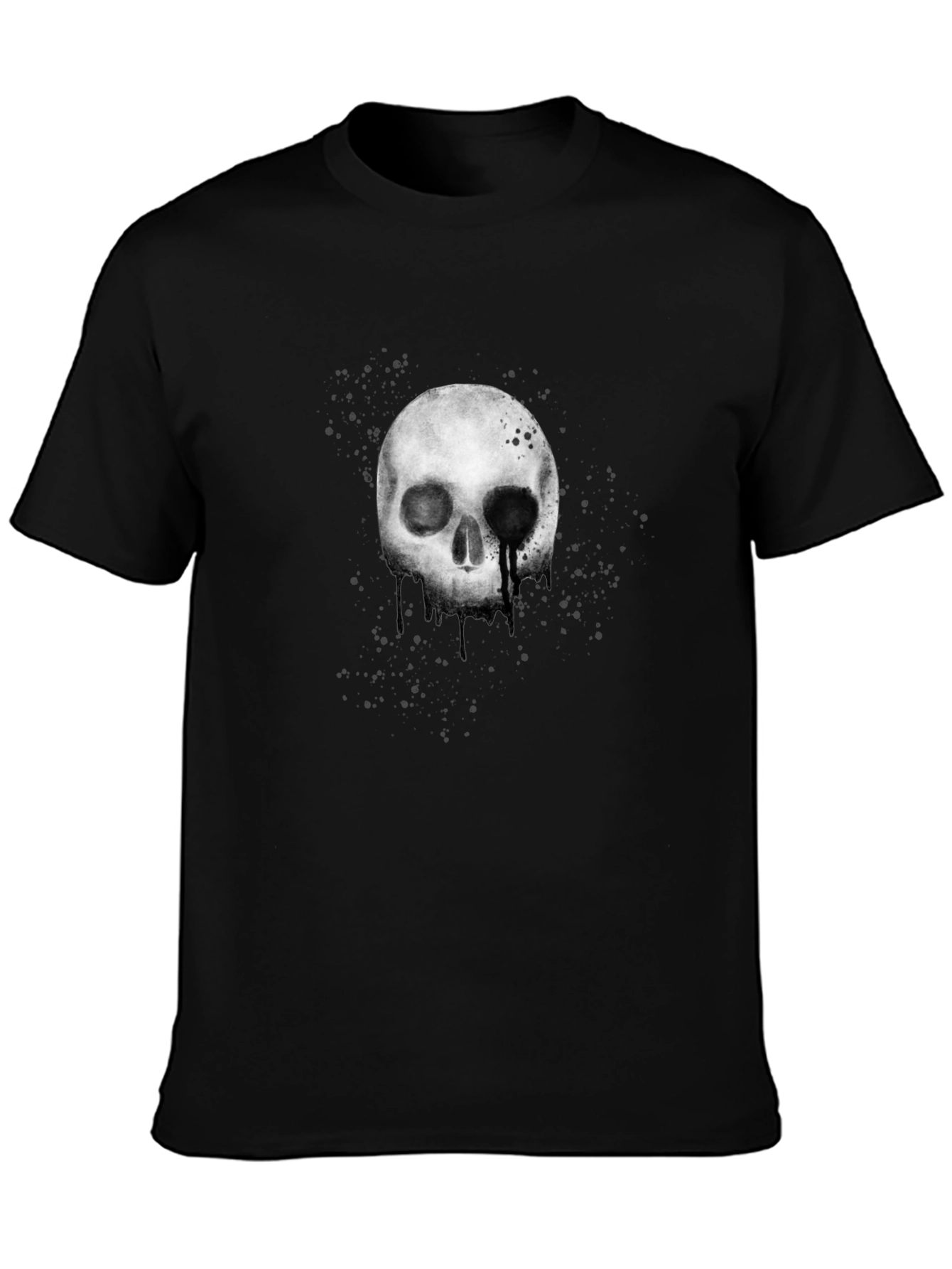 Skull Graphic T-Shirt - Black