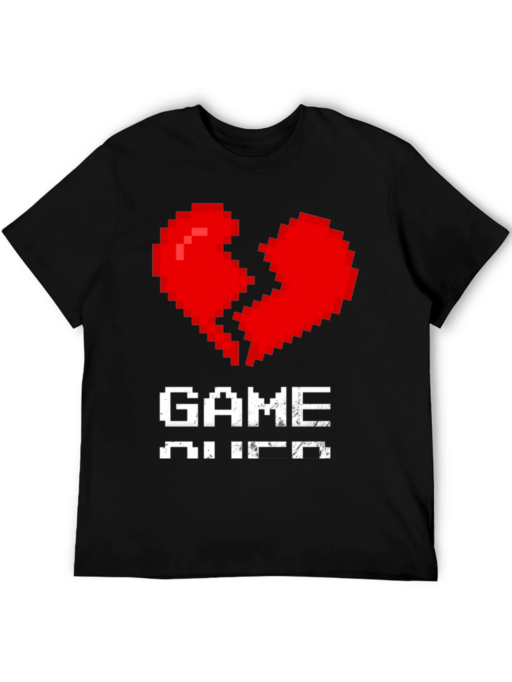 Pixel Heart Game Over T-Shirt