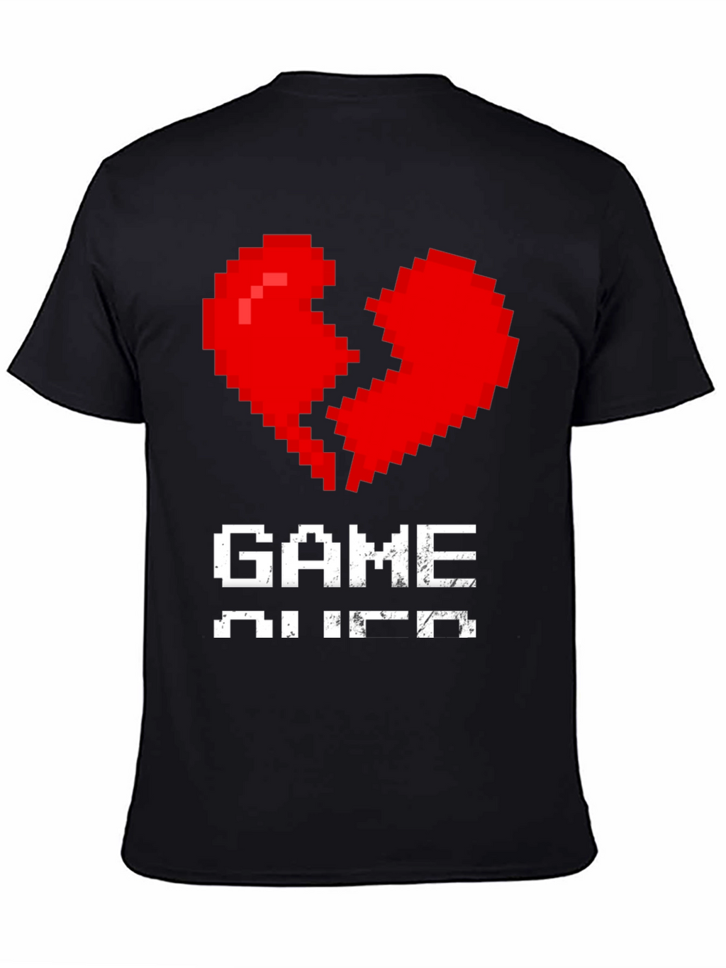 Pixel Heart Game Over T-Shirt