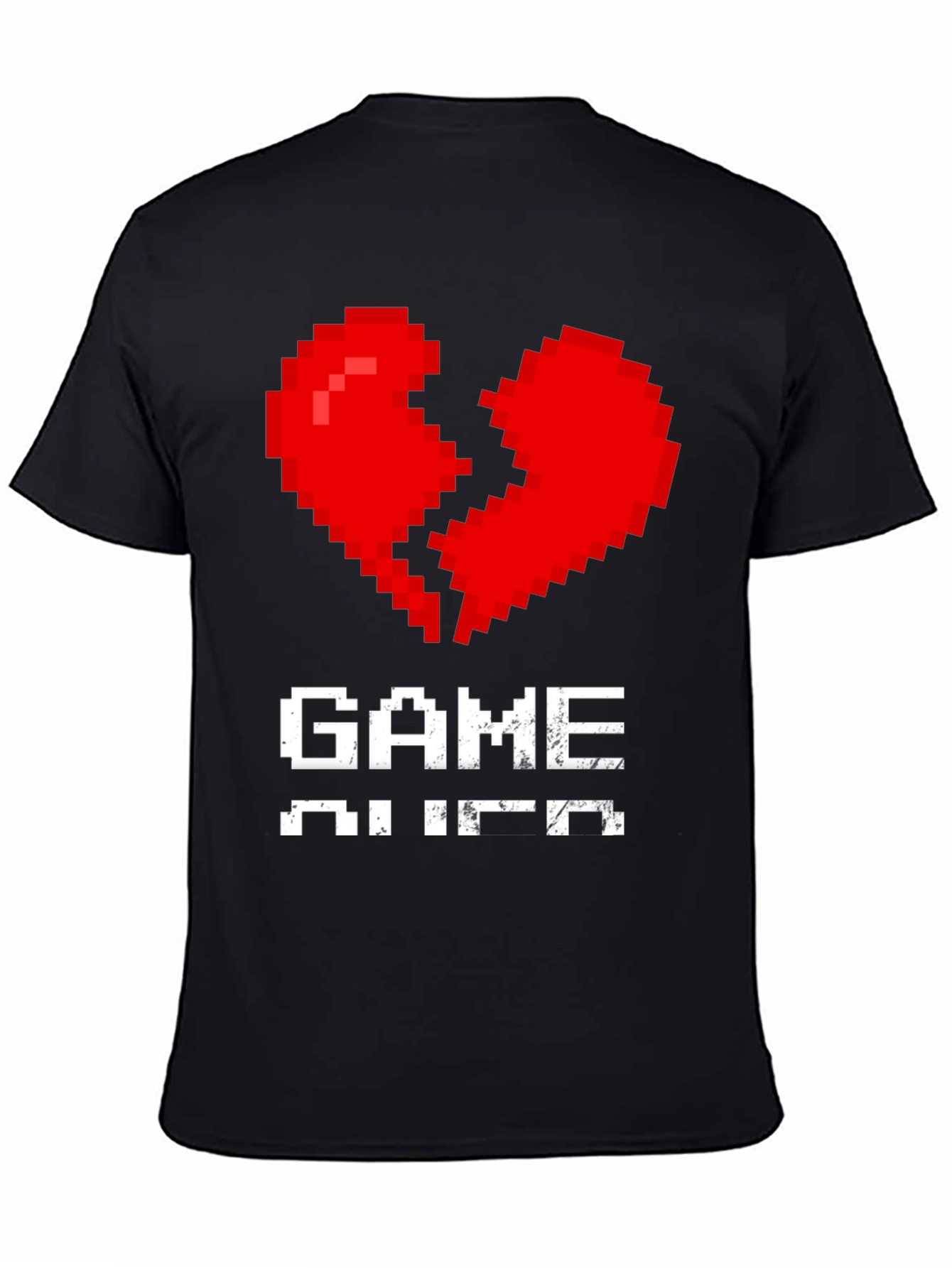 Pixel Heart Game Over T-Shirt