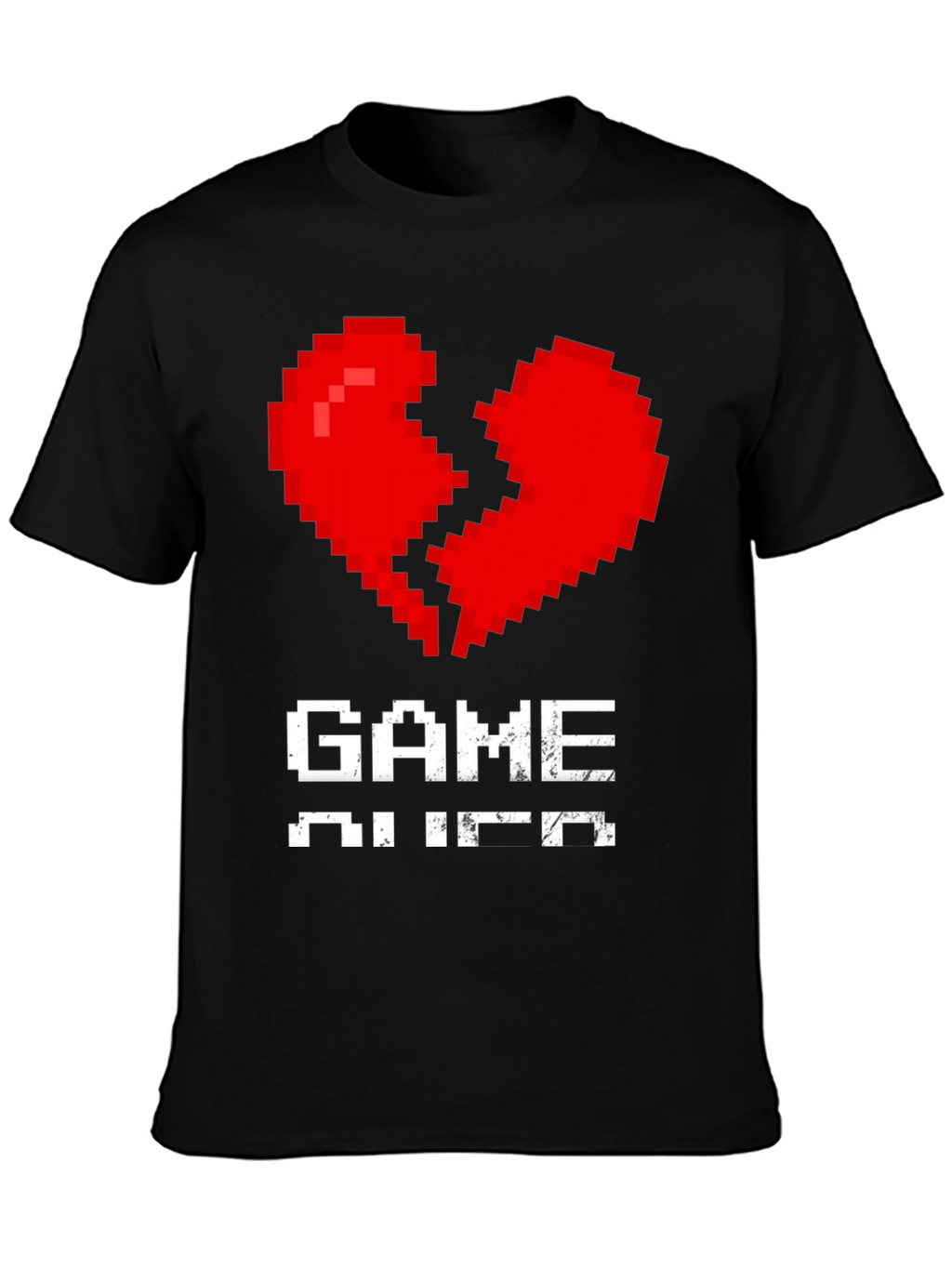 Pixel Heart Game Over T-Shirt