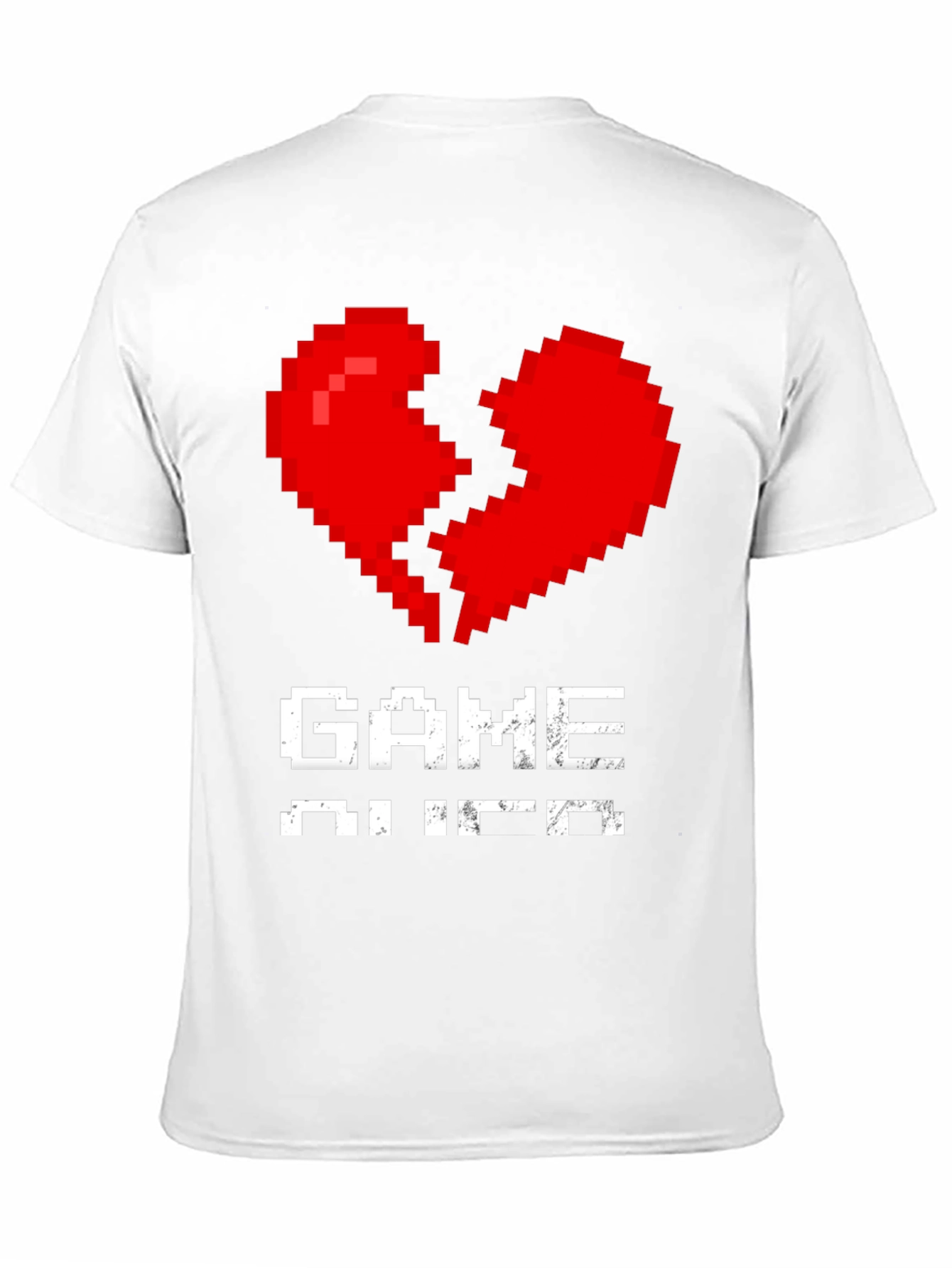 Pixel Heart Game Over T-Shirt