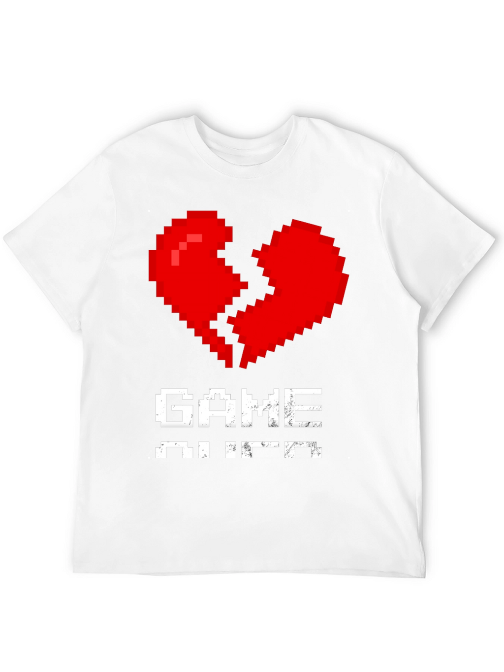 Pixel Heart Game Over T-Shirt