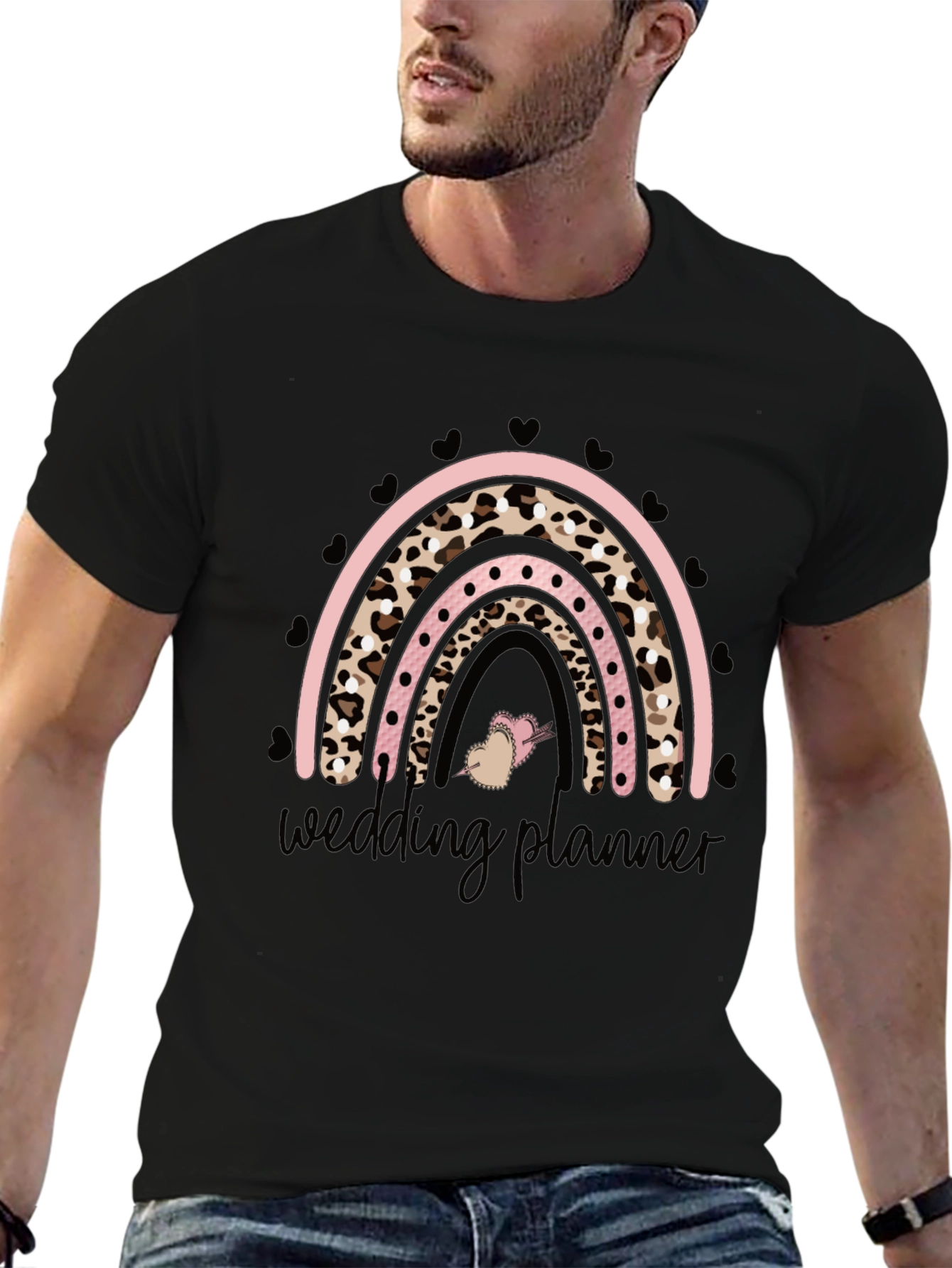 Wedding Planner Rainbow Graphic Tee