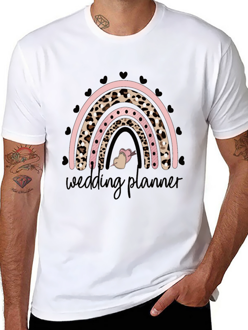 Wedding Planner Rainbow Graphic Tee
