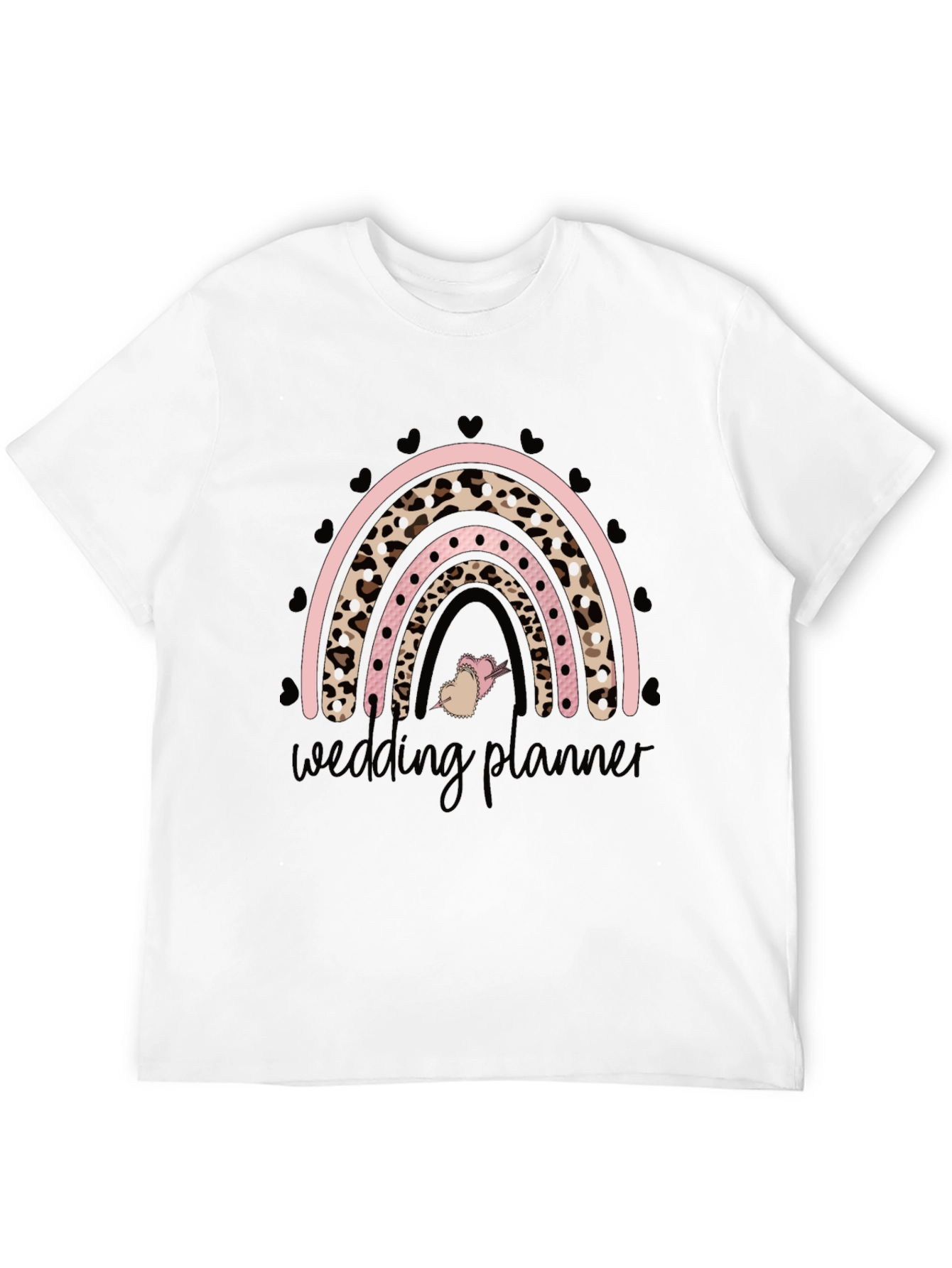 Wedding Planner Rainbow Graphic Tee