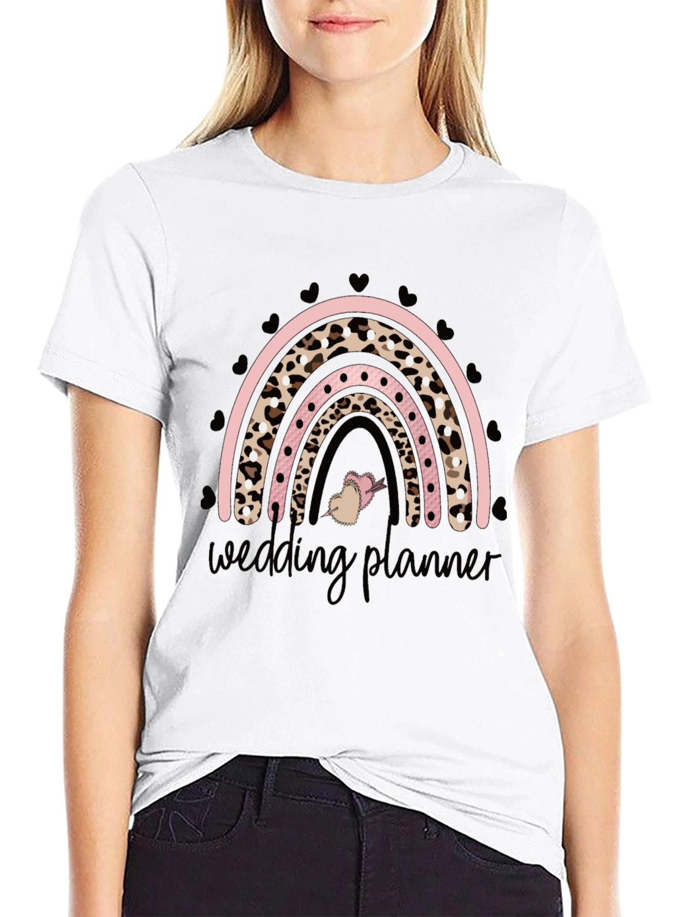 Wedding Planner Rainbow Graphic Tee