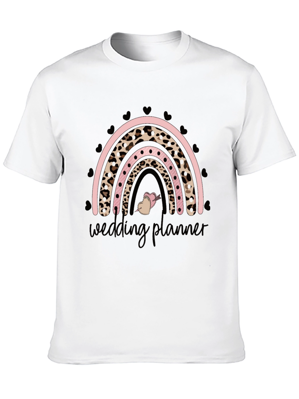 Wedding Planner Rainbow Graphic Tee
