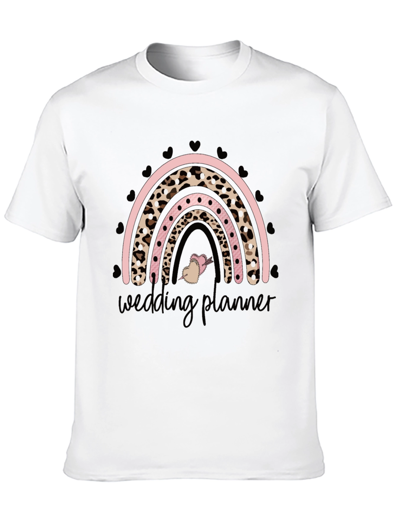Wedding Planner Rainbow Graphic Tee