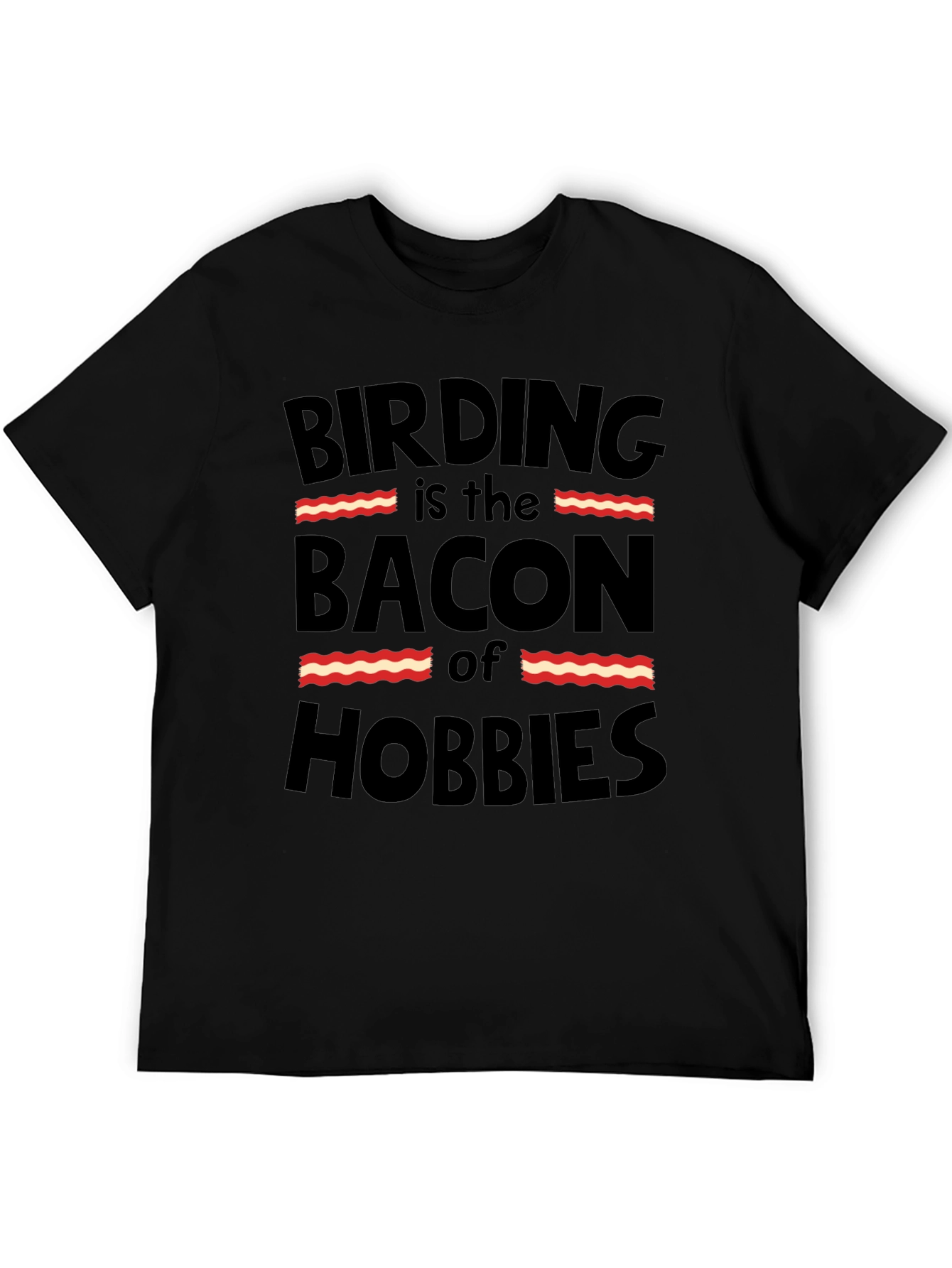 Birding Bacon Hobbies T-Shirt Funny Bird Watching Tee