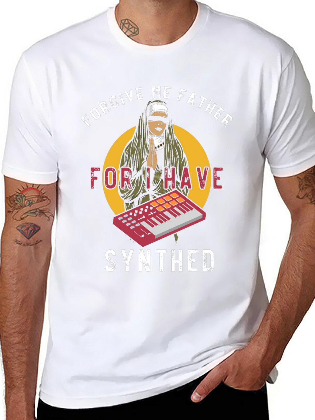 Forgive Me Father I Have Synthed T-Shirt