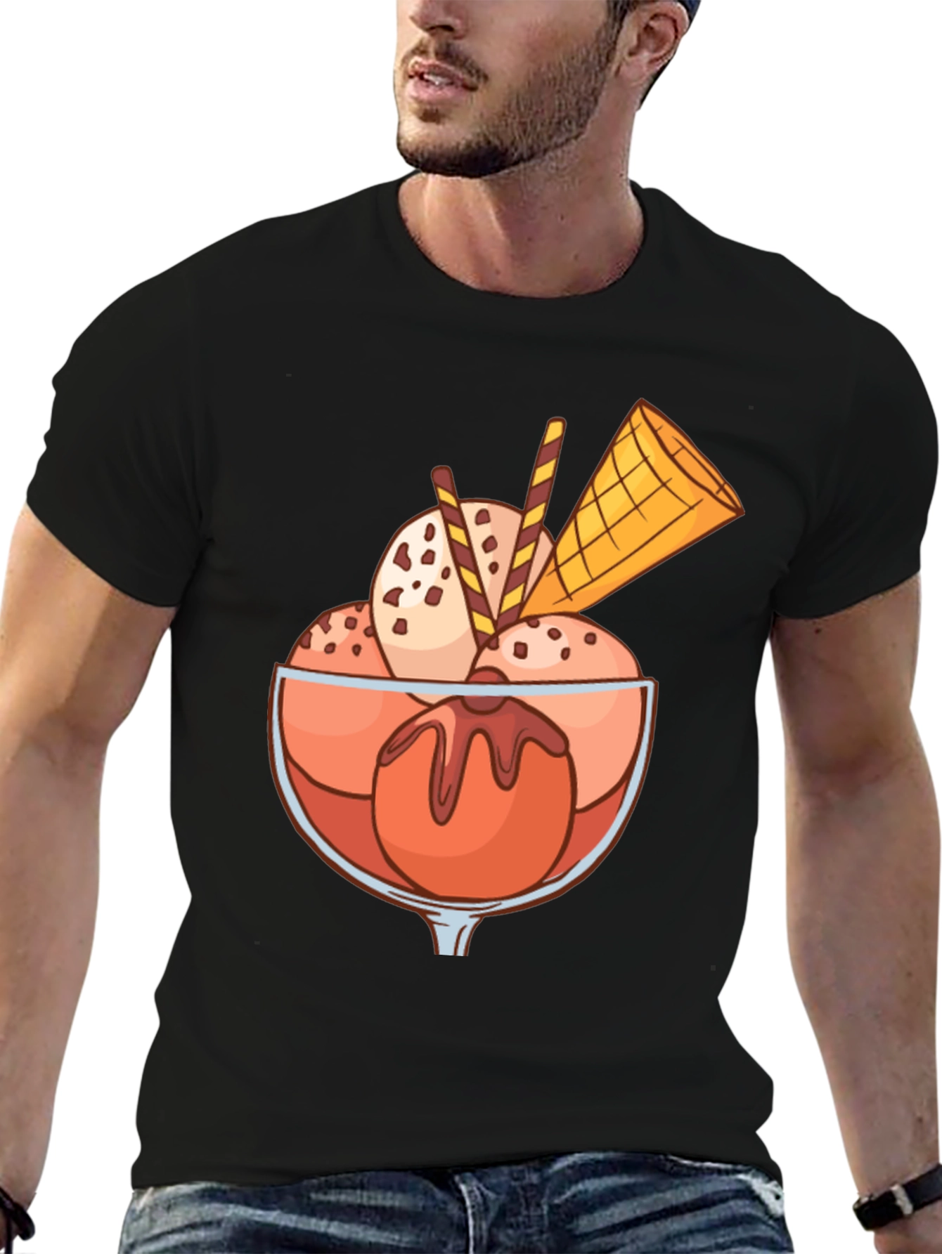 Ice Cream Sundae Graphic Tee