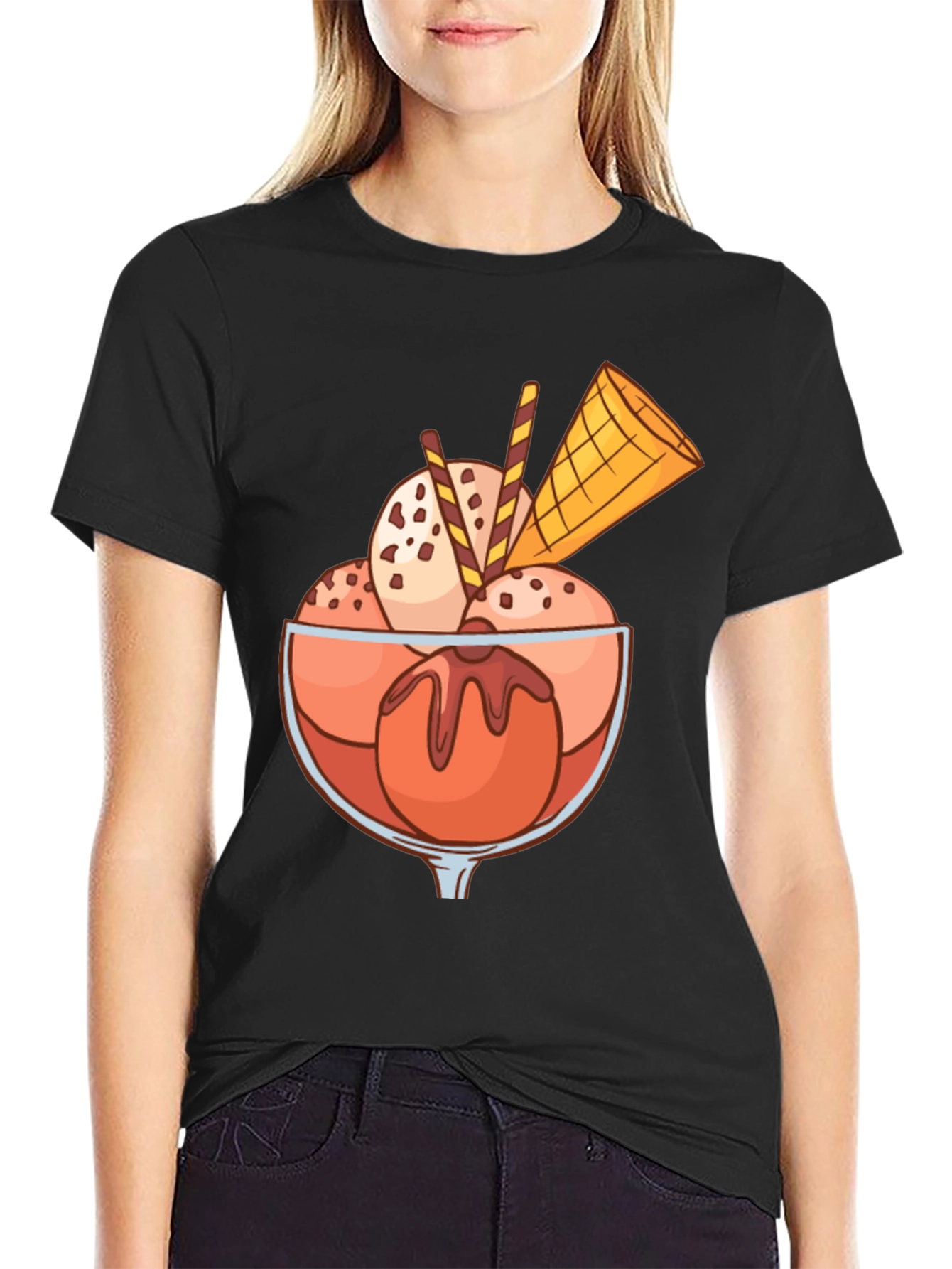 Ice Cream Sundae Graphic Tee