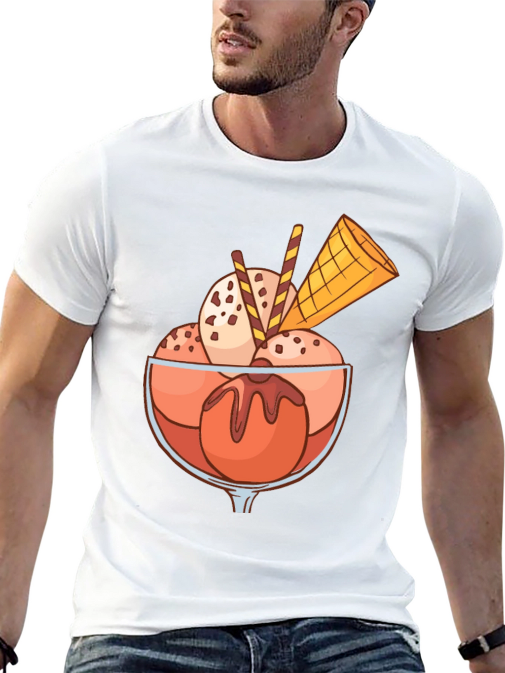 Ice Cream Sundae Graphic Tee
