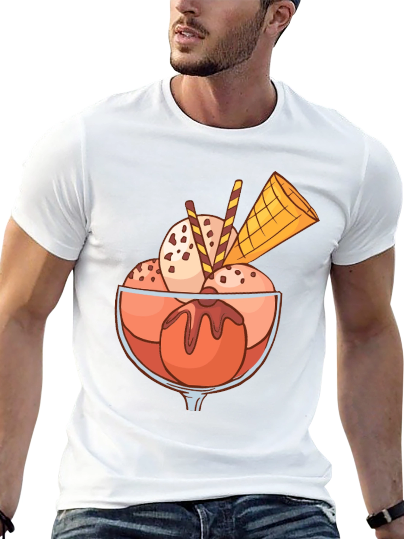 Ice Cream Sundae Graphic Tee