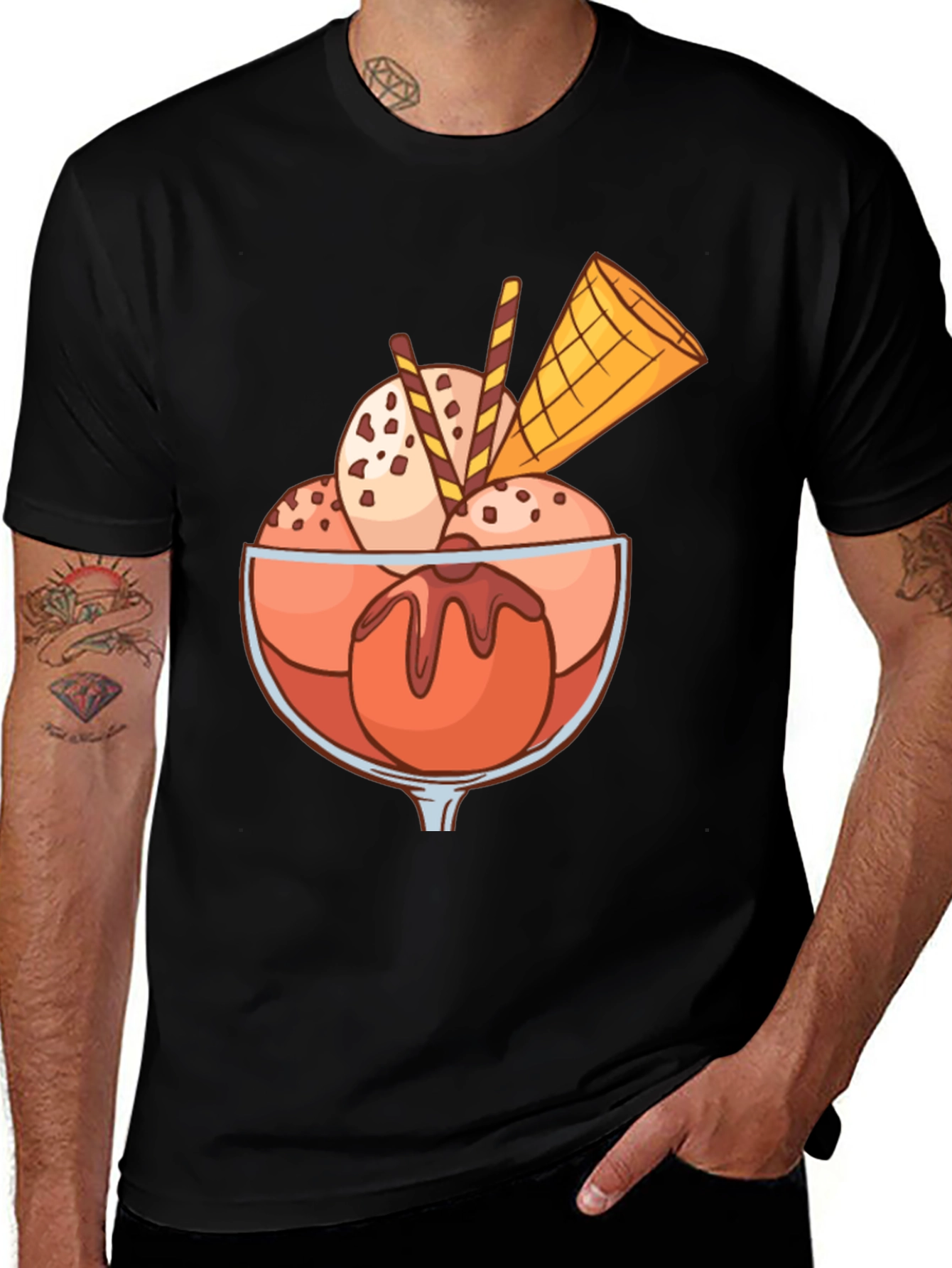 Ice Cream Sundae Graphic Tee