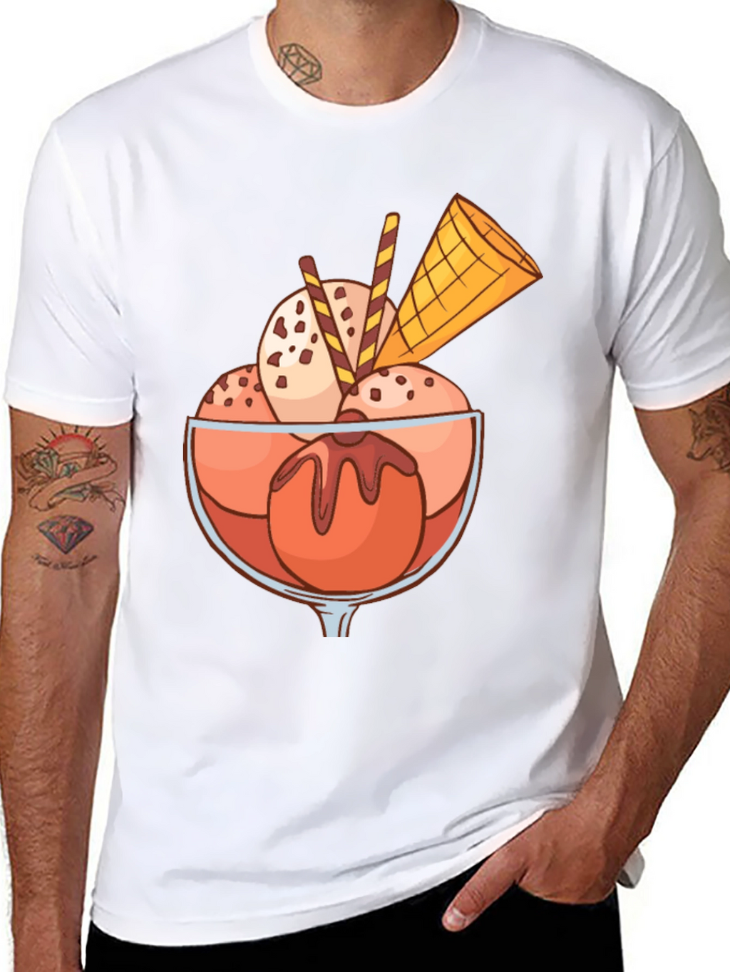 Ice Cream Sundae Graphic Tee