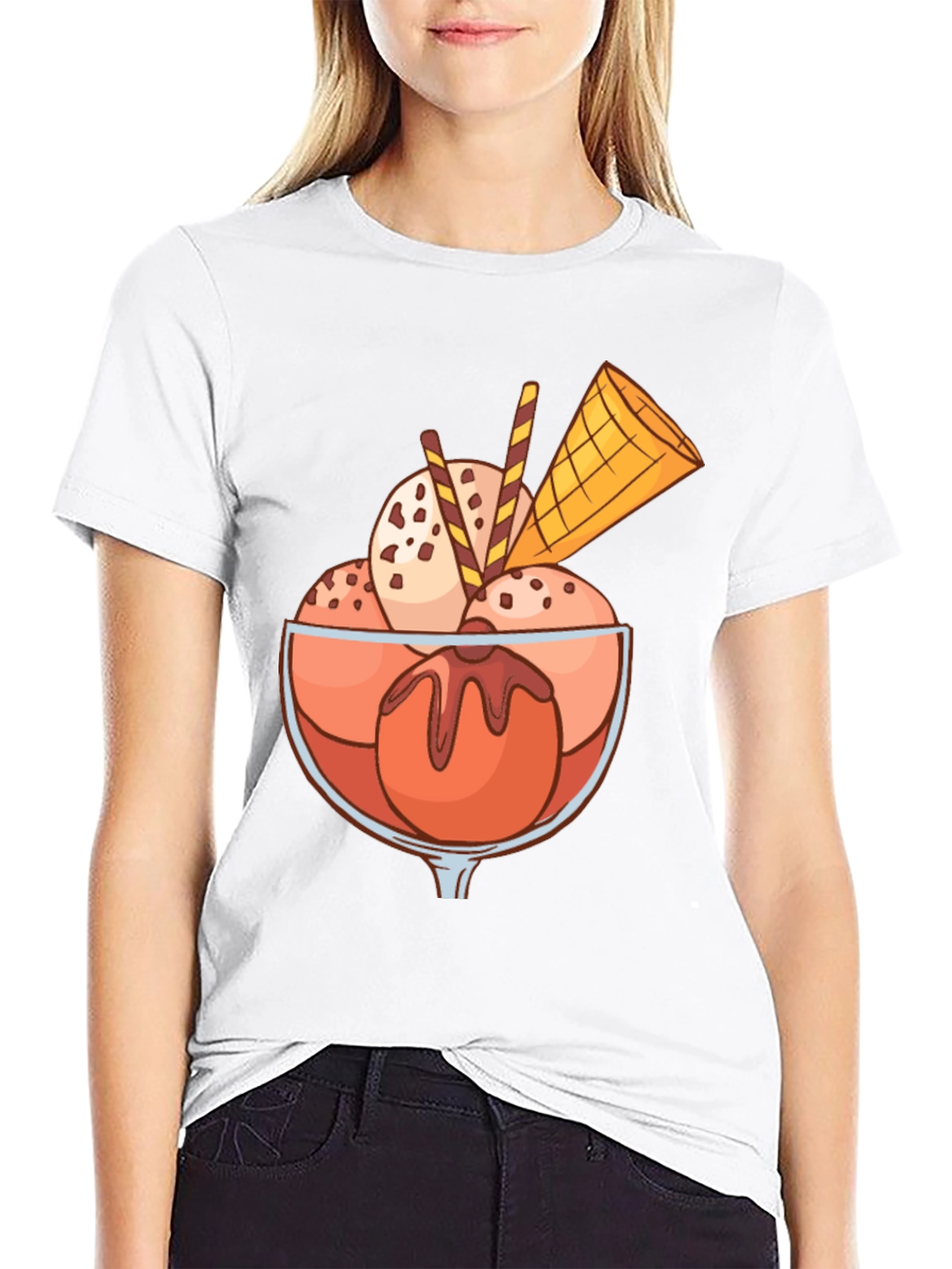 Ice Cream Sundae Graphic Tee