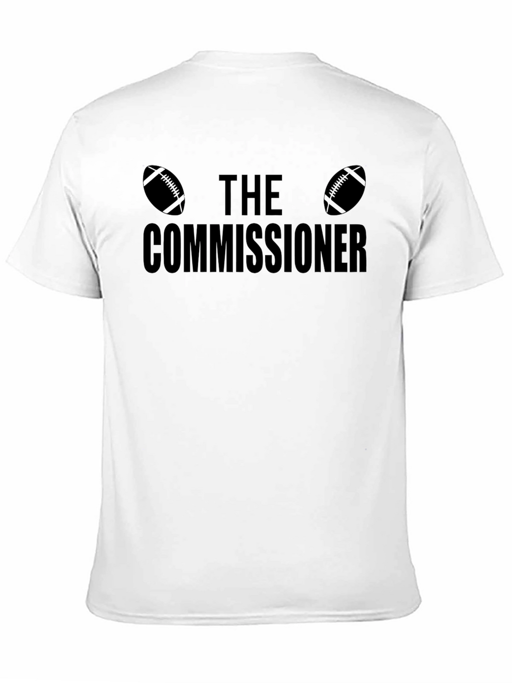 The Commissioner Football T-Shirt - Black