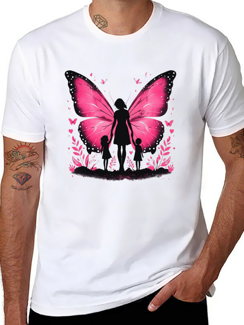 Butterfly Mother & Kids Graphic Tee