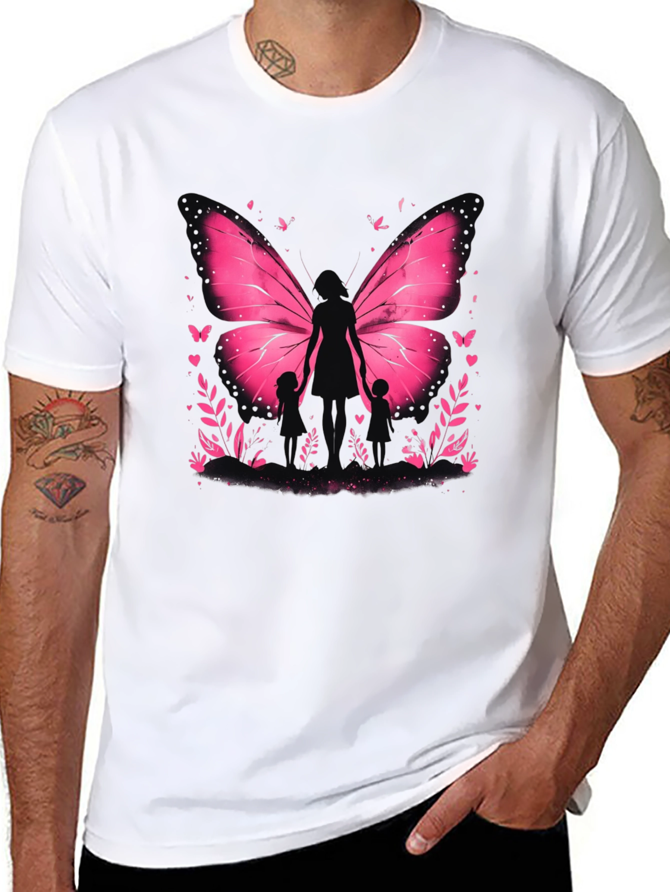 Butterfly Mother & Kids Graphic Tee