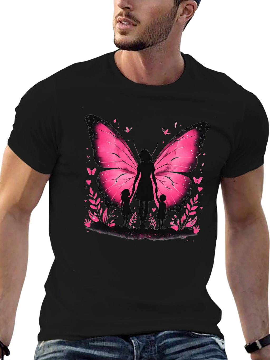 Butterfly Mother & Kids Graphic Tee
