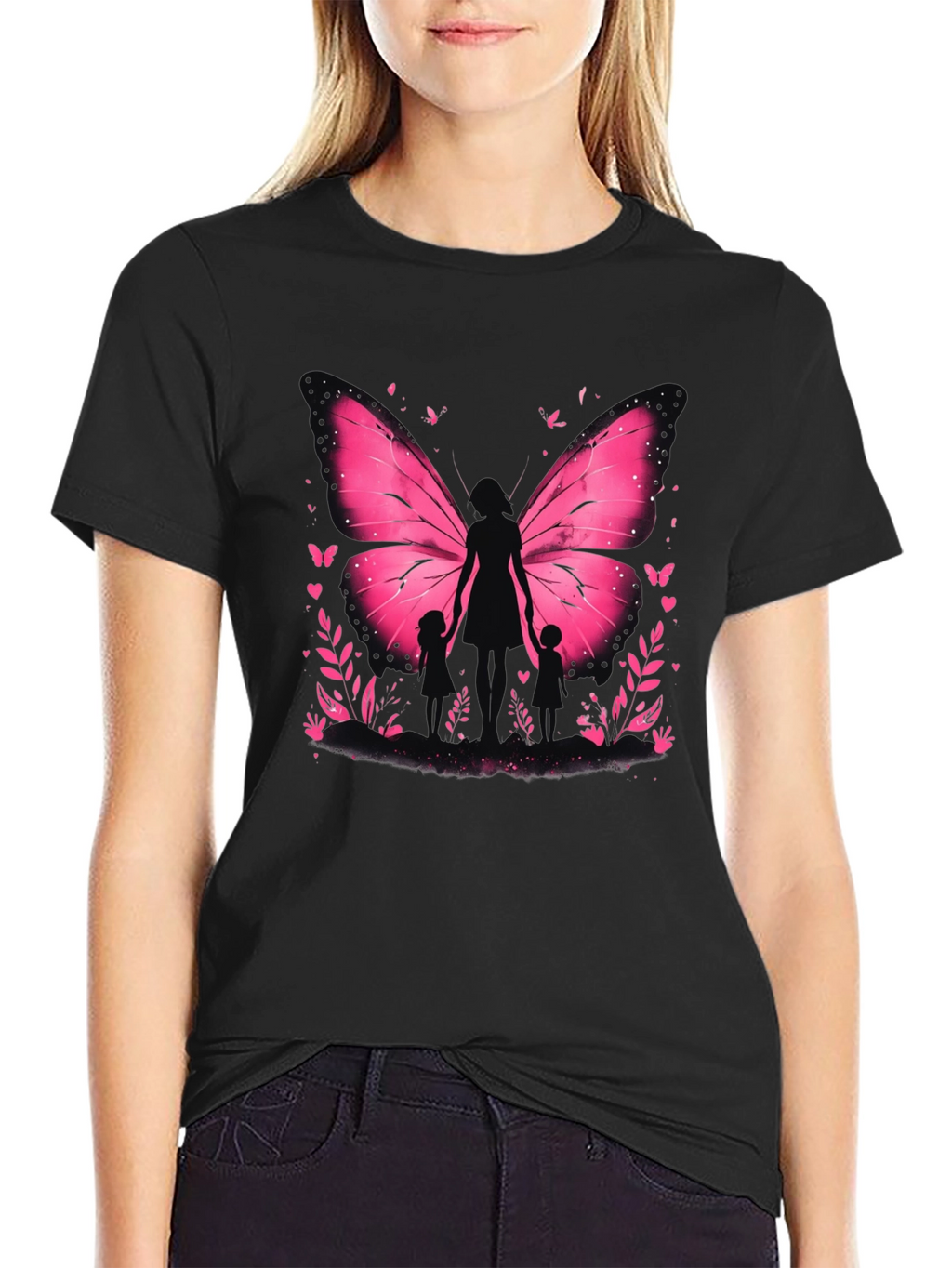Butterfly Mother & Kids Graphic Tee