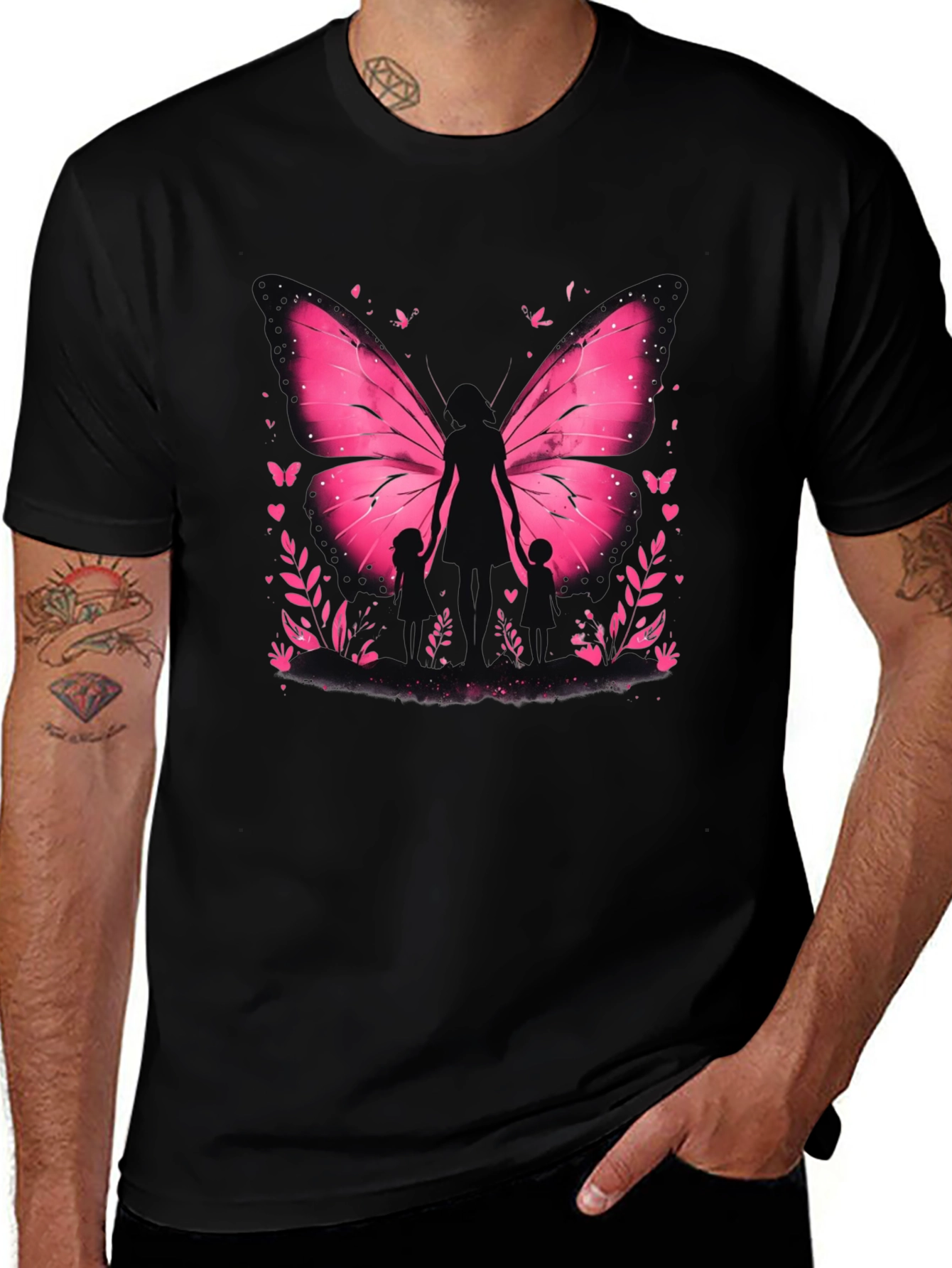 Butterfly Mother & Kids Graphic Tee