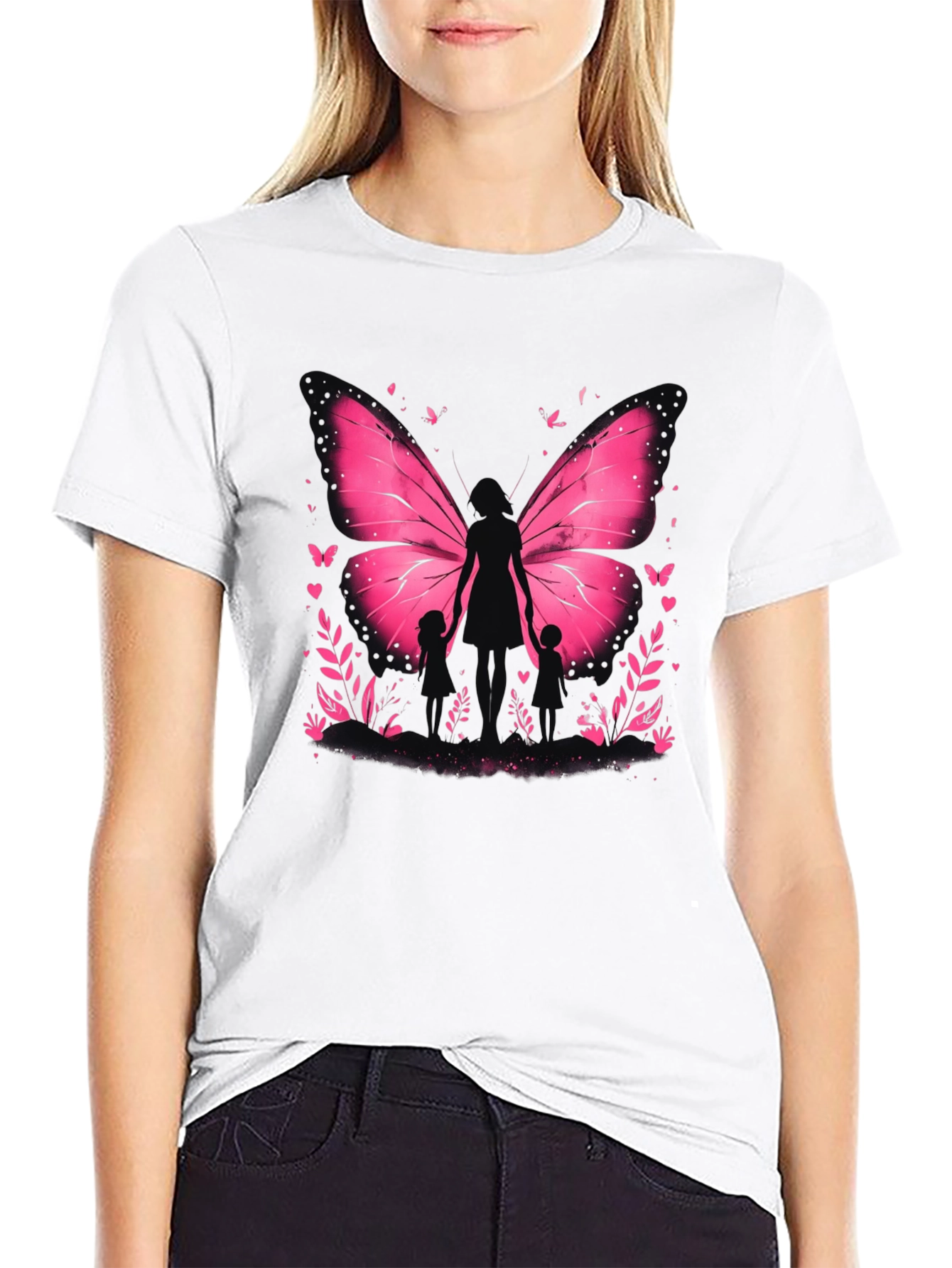 Butterfly Mother & Kids Graphic Tee