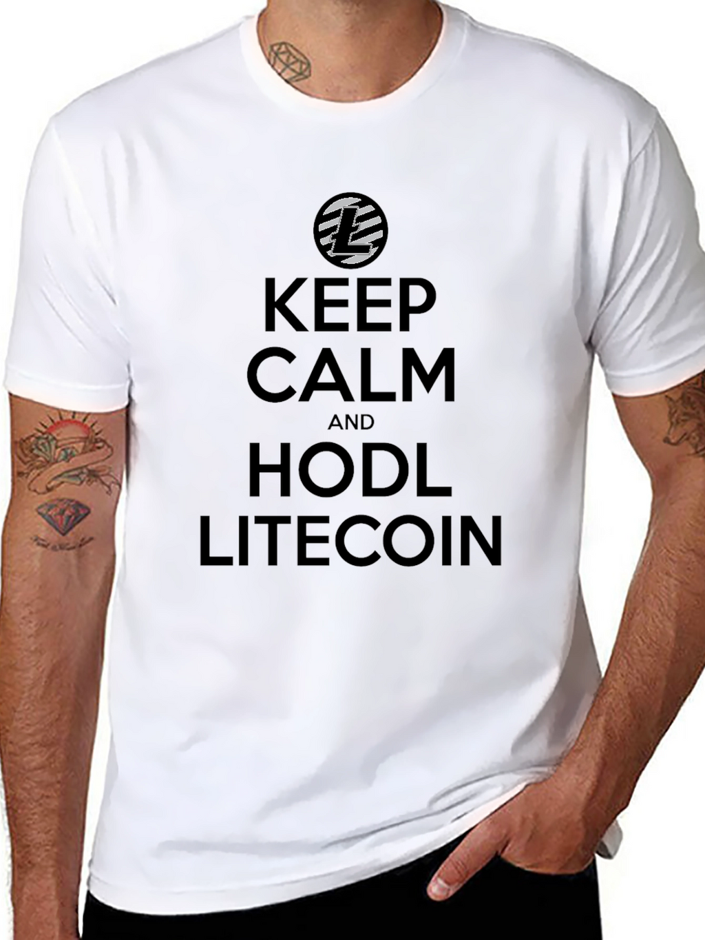 Keep Calm and HODL Litecoin T-Shirt