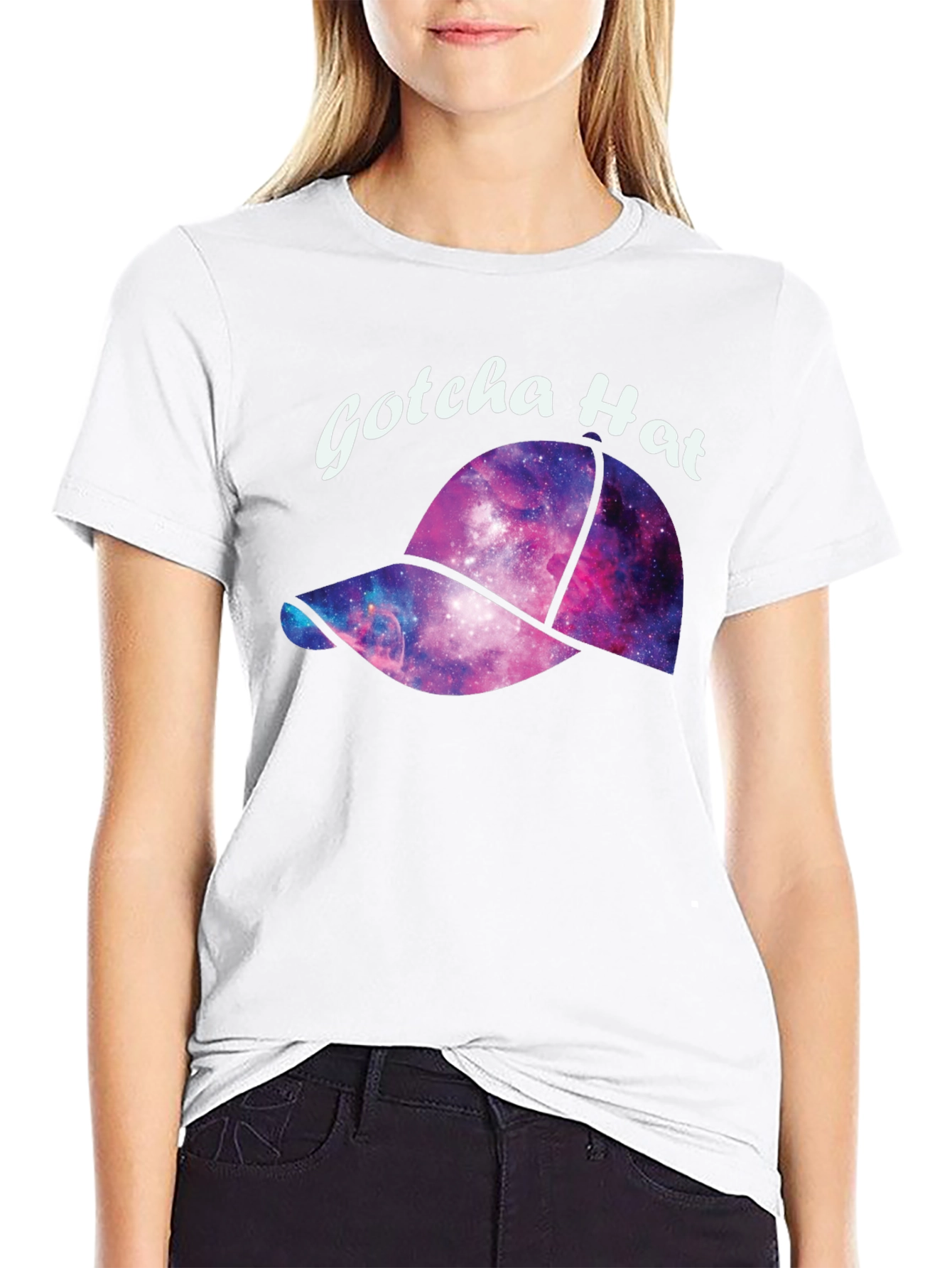 Gotcha Hat Galaxy T-Shirt