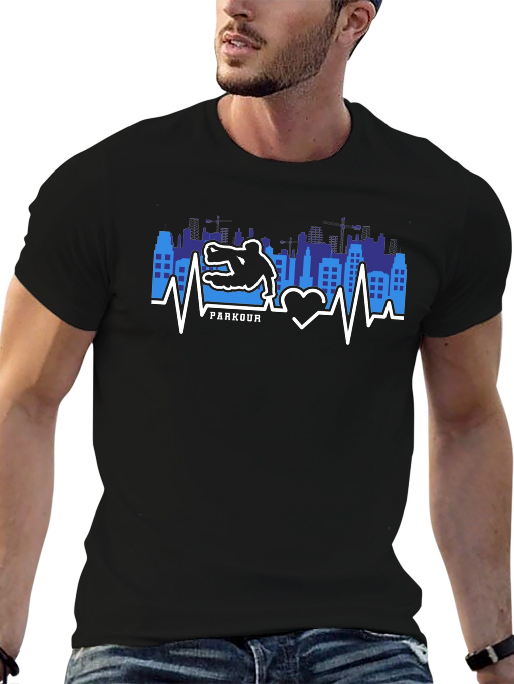 Parkour Heartbeat T-Shirt - Urban Athlete
