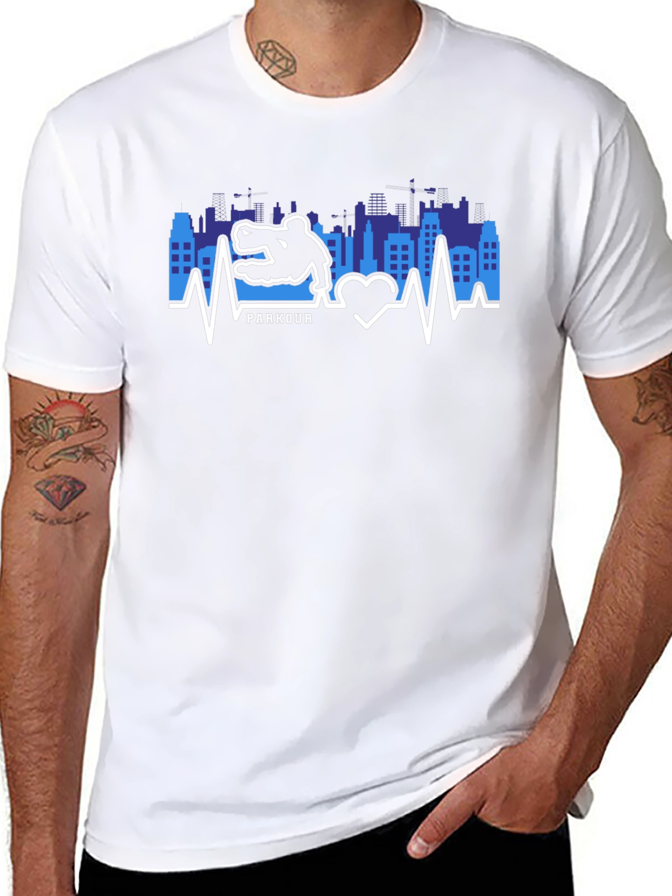 Parkour Heartbeat T-Shirt - Urban Athlete