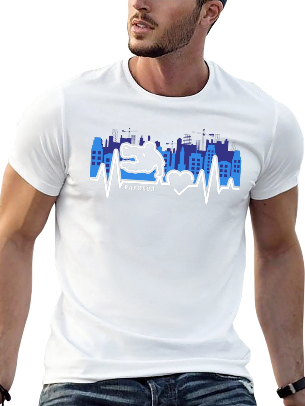 Parkour Heartbeat T-Shirt - Urban Athlete