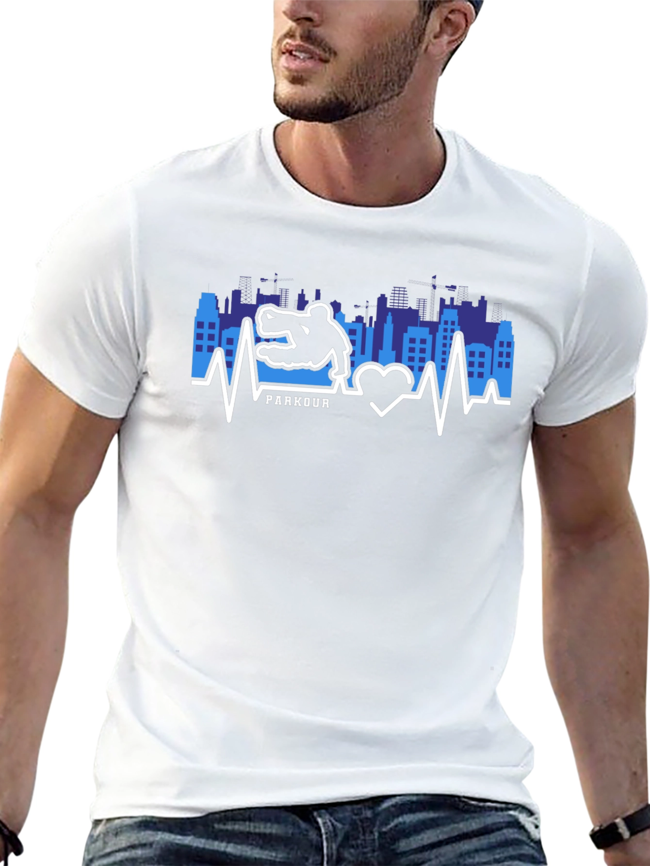 Parkour Heartbeat T-Shirt - Urban Athlete