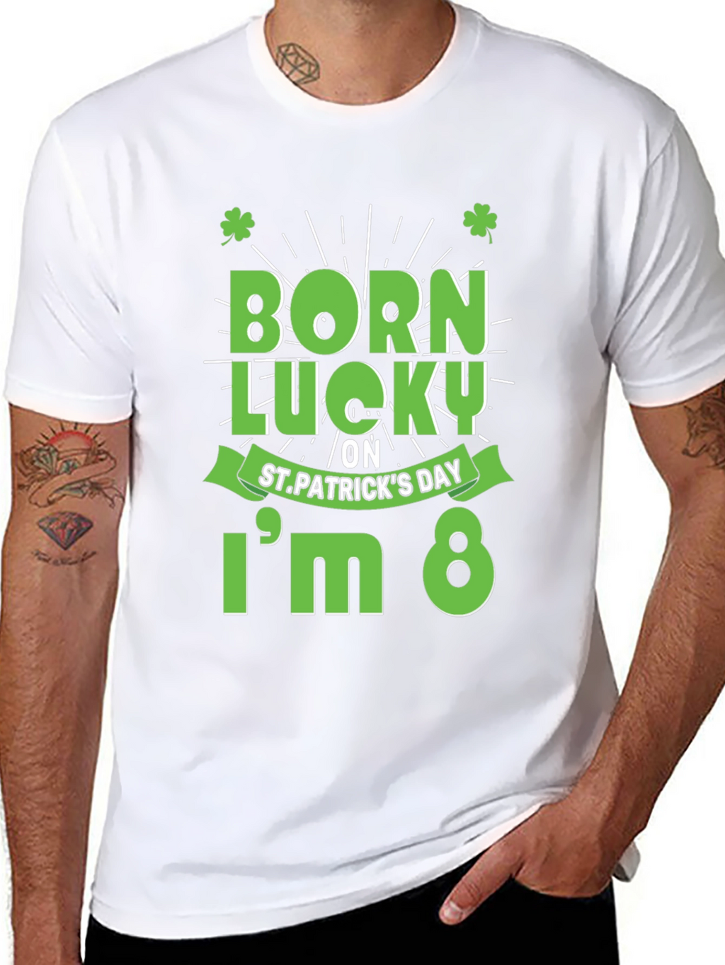 Born Lucky St. Patricks Day T-Shirt