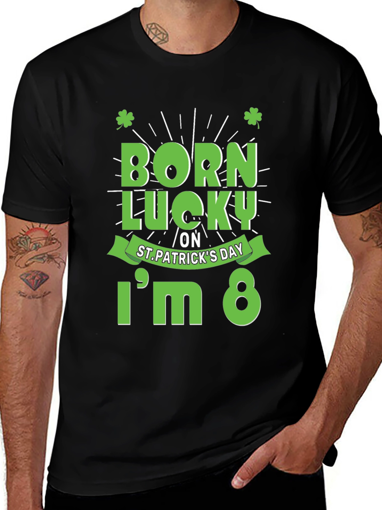 Born Lucky St. Patricks Day T-Shirt