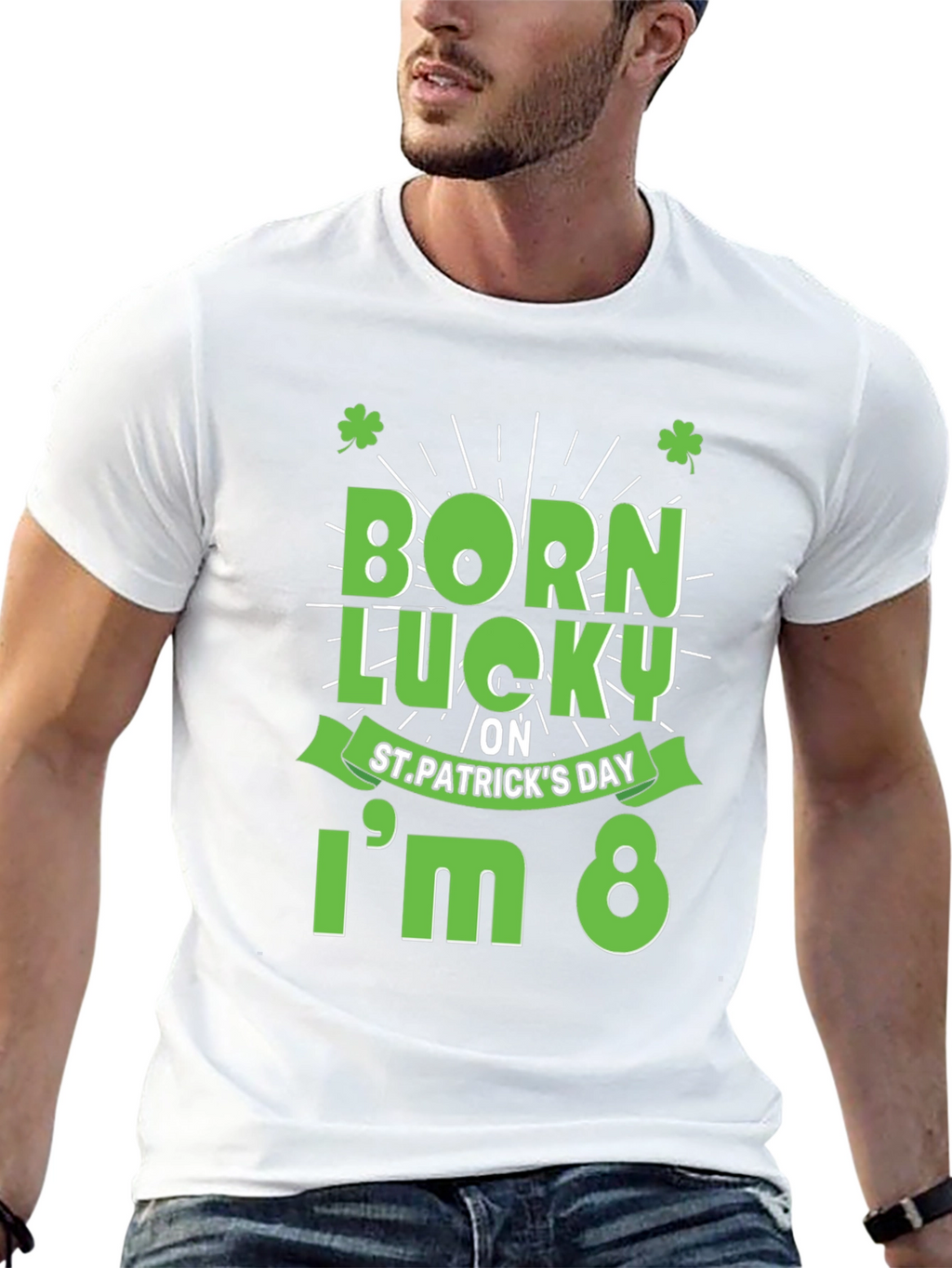 Born Lucky St. Patricks Day T-Shirt
